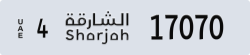 sharjah - code - 4 - number -17070