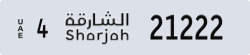 sharjah - code - 4 - number -21143