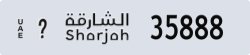 sharjah - code - _ - number -35888
