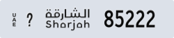 sharjah - code - _ - number -85222