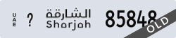 sharjah - code - _ - number -85848
