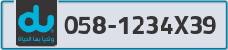  - code - 058 - number -1234X39