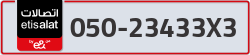  - code - 050 - number -23433X3