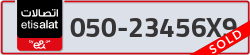  - code - 050 - number -23456X9