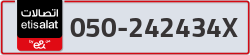  - code - 050 - number -242434X