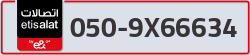  - code - 050 - number -9X66634