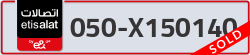 - code - 050 - number -X150140