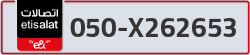  - code - 050 - number -X262653