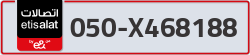  - code - 050 - number -X468188