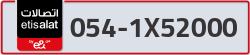  - code - 054 - number -1X52000