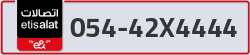  - code - 054 - number -42X4444
