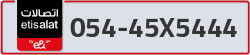  - code - 054 - number -45X5444