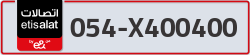  - code - 054 - number -X400400