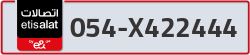  - code - 054 - number -X422444
