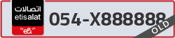  - code - 054 - number -X888888