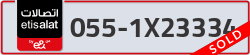  - code - 055 - number -1X23334