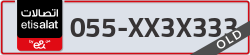  - code - 055 - number -XX3X333