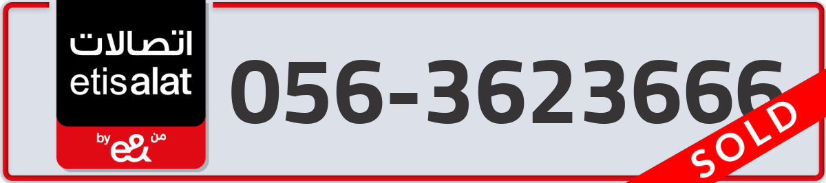 etisalat Mobile Number 056 code 3623666 number