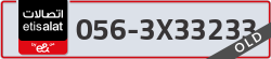  - code - 056 - number -3X33233