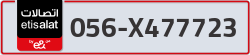  - code - 056 - number -X477723